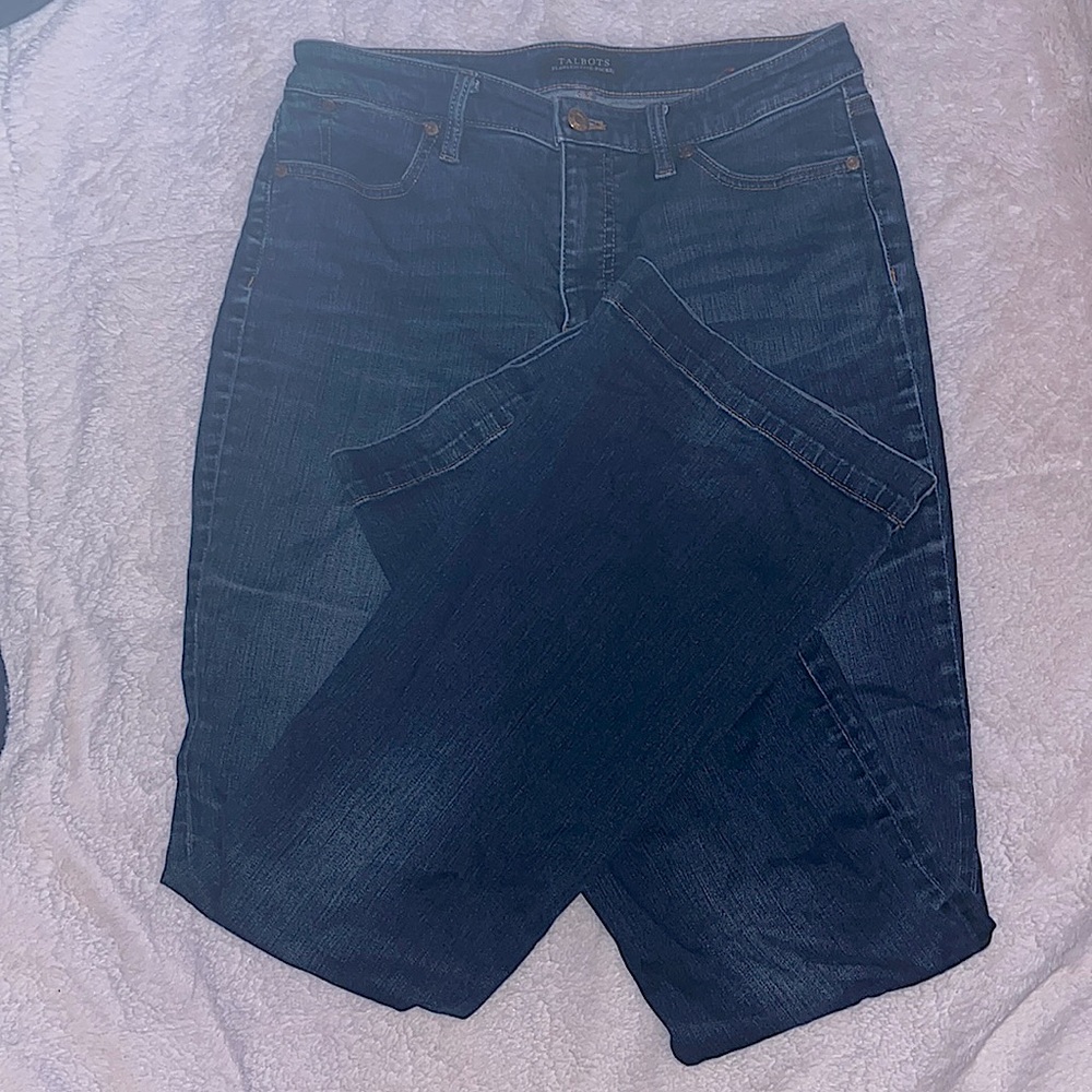 WOMENS TALBOTS FLAWLESS FIVE-POCKET FLARE JEANS !